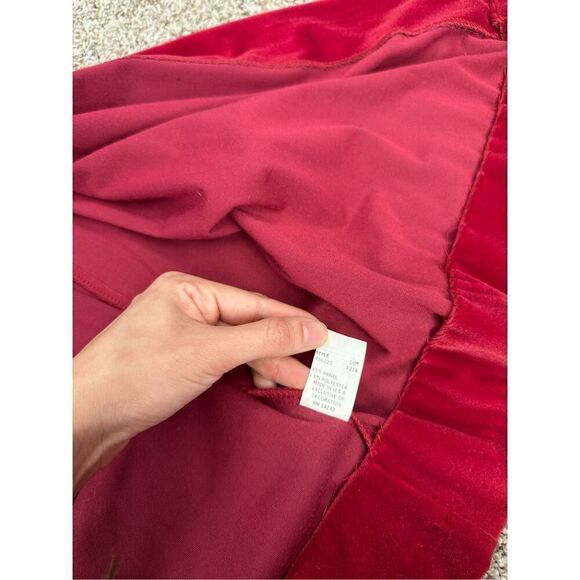 Vintage Christian Dior Red Long Bath Robe Arnel Blend Tie Front USA Made Size S - Picture 5 of 16